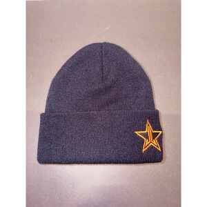 Jeffree Star Cosmetics Beanie Black YP Classics Embroidered Star Logo Knit Hat